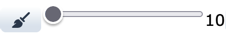 Hollow Brush + Size Slider